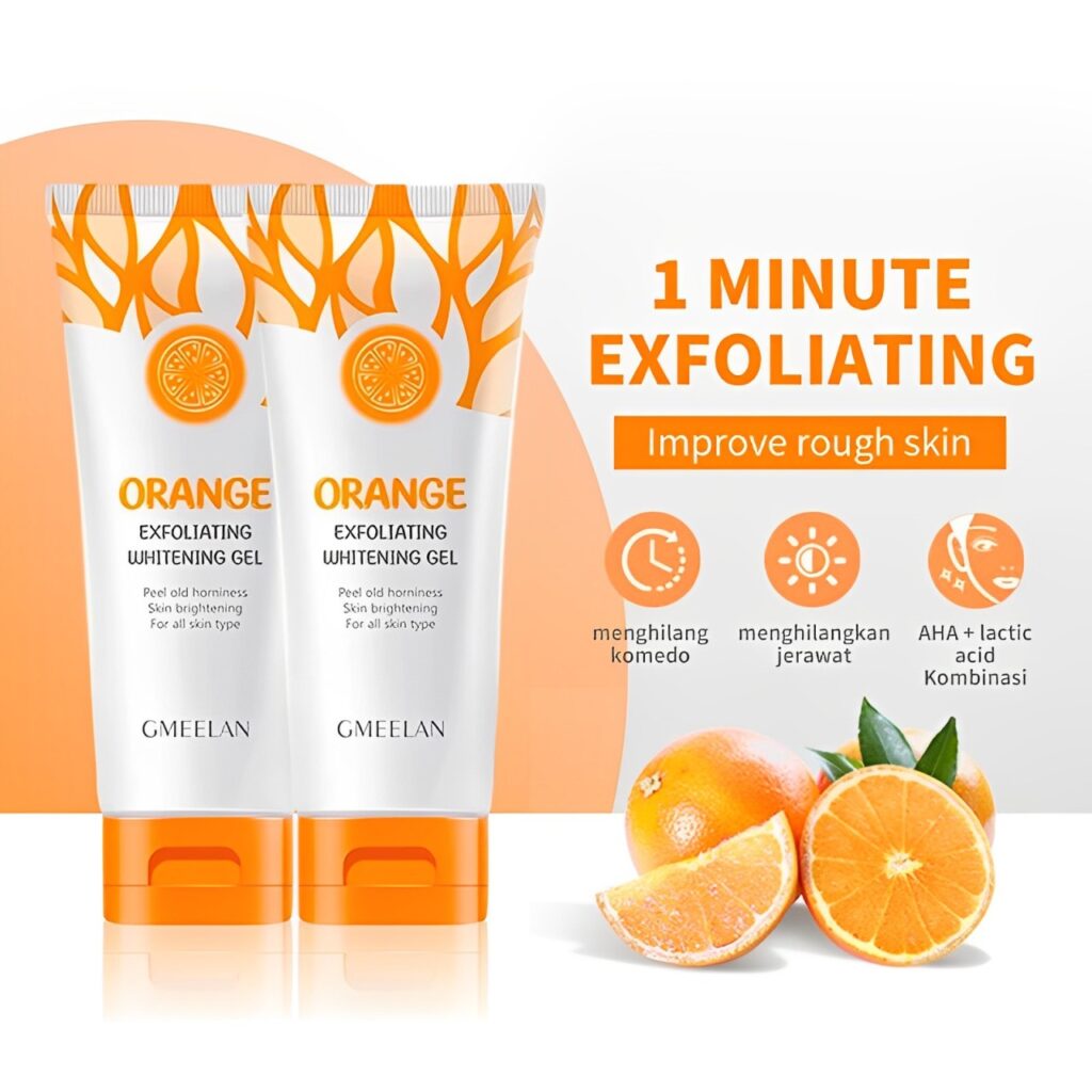 ORANGE EXFOLIATING WHITENING GEL – Authentic Original Product from China