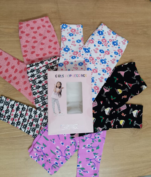 Girls Leggings Combo Pack (5 Pieces) - Image 2