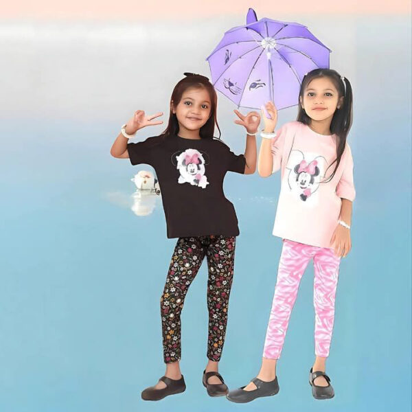 Girls Leggings Combo Pack (5 Pieces) - Image 9