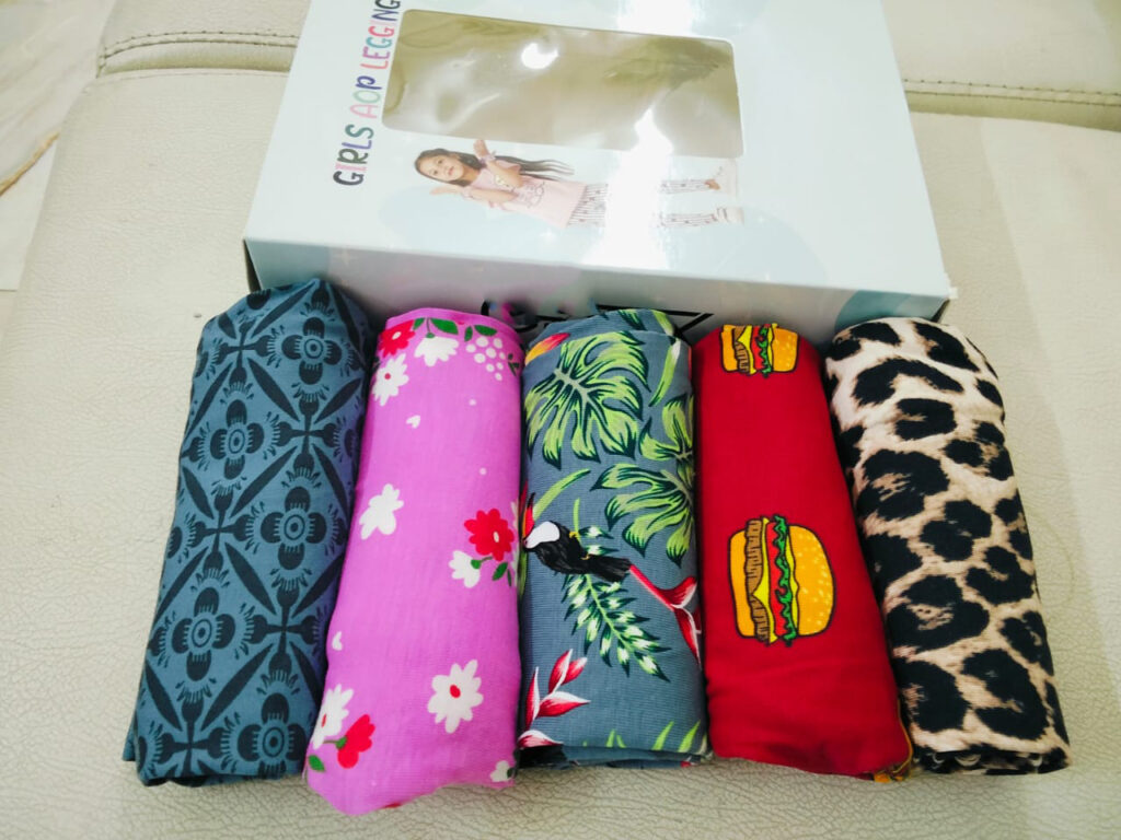 Girls Leggings Combo Pack (5 Pieces)