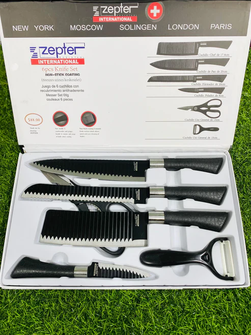 Zepter Kitchen Knife Set 6 Pcs